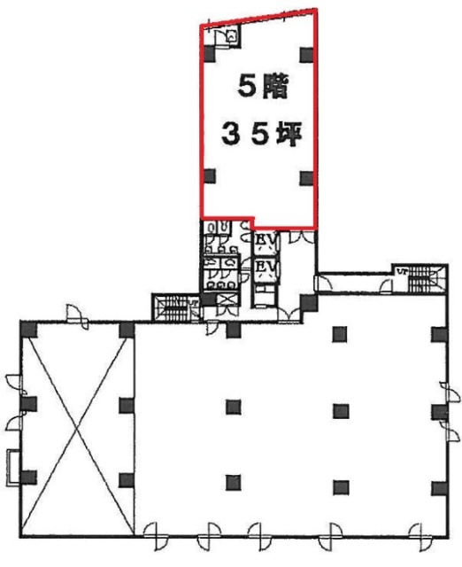 飯田橋スクエアビルA 間取り図