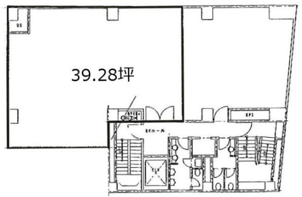 上野東洋ビル5F 間取り図