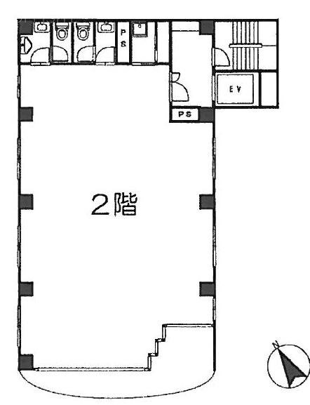 富田ビル2F 間取り図