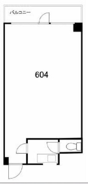 千年ビル604 間取り図