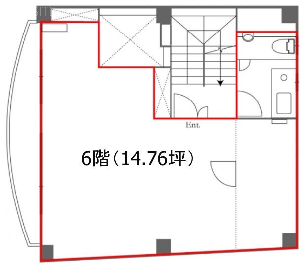 ドーム飯田橋ビル6F 間取り図