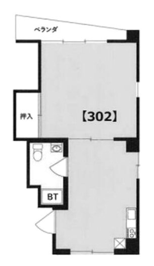 第1・第2村嶋ビル302 間取り図