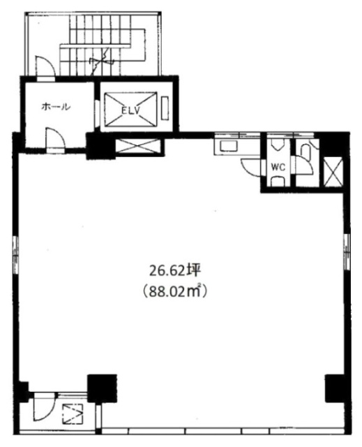 B.D.A神田小川町ビル5F 間取り図