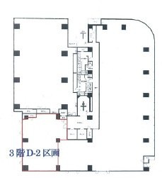 メットライフ新横浜ビルD2 間取り図