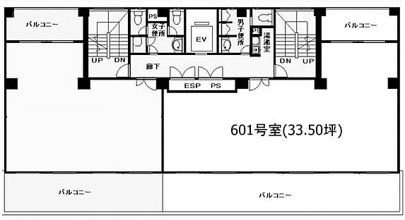 アーベイン相模(天幸ビル37)601 間取り図