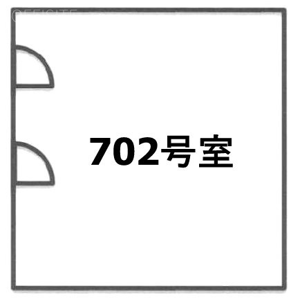 日本橋中央ビル702 間取り図