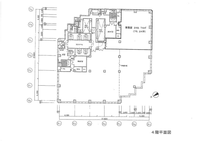 新宿スクエアタワー4F 間取り図