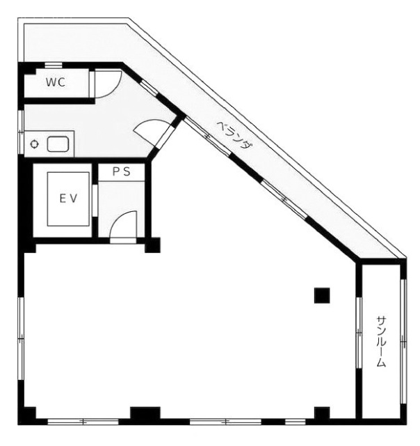 第2クレド渋谷ビル5F 間取り図