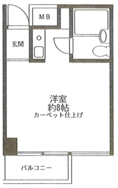 メルスサイトー403 間取り図