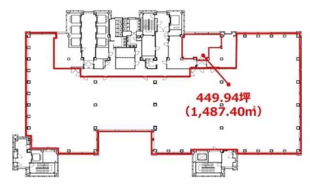 新宿マインズタワー30F 間取り図