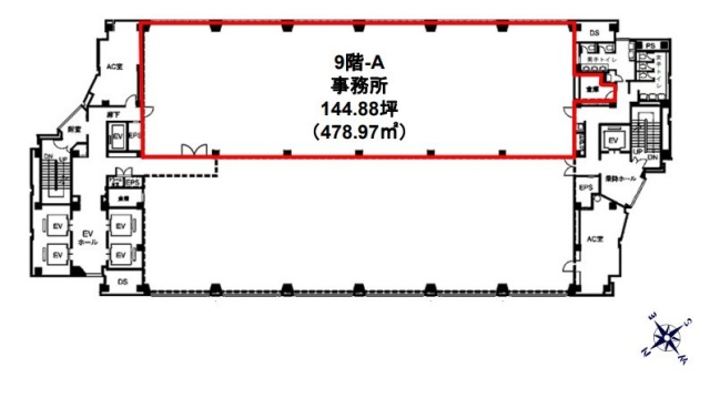 渋谷プロパティータワーA 間取り図