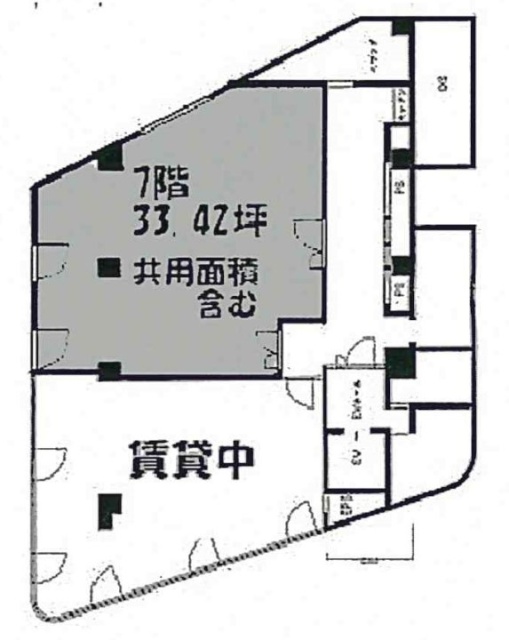 青山KYビル7F 間取り図