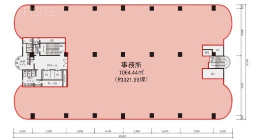 東急池尻大橋ビル3F 間取り図
