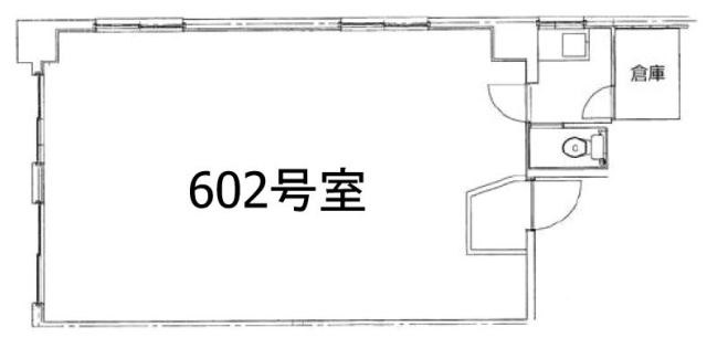 ルミネ日本橋602 間取り図