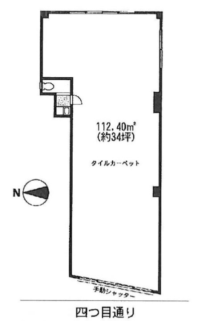 江森ビル1F 間取り図