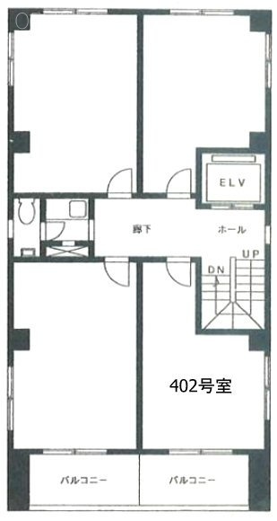 東和錦町ビル402 間取り図