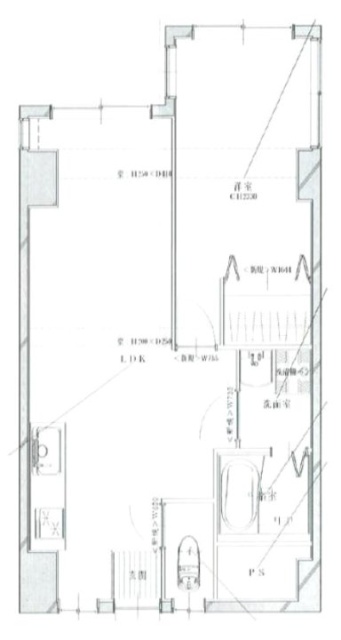 テラス・レイクマウント203 間取り図