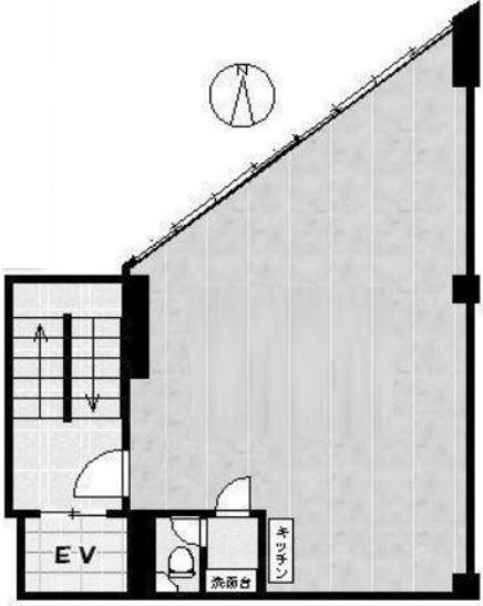 木場YビルⅡ401 間取り図