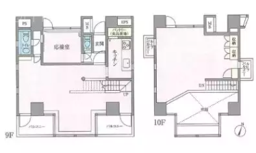 VORT青山1丁目Dual’s901 間取り図