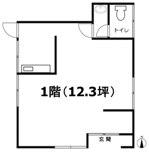 台東4丁目建物1F 間取り図