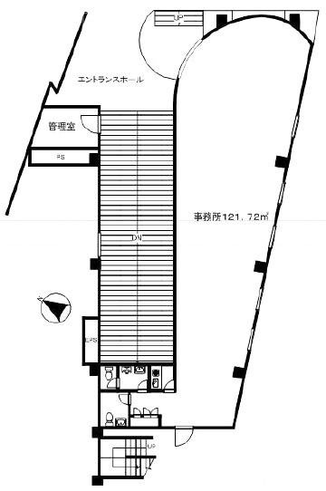 EG(エバーグリーン)ビル1F 間取り図