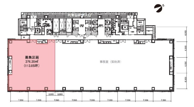 渋谷アクシュ南西 間取り図
