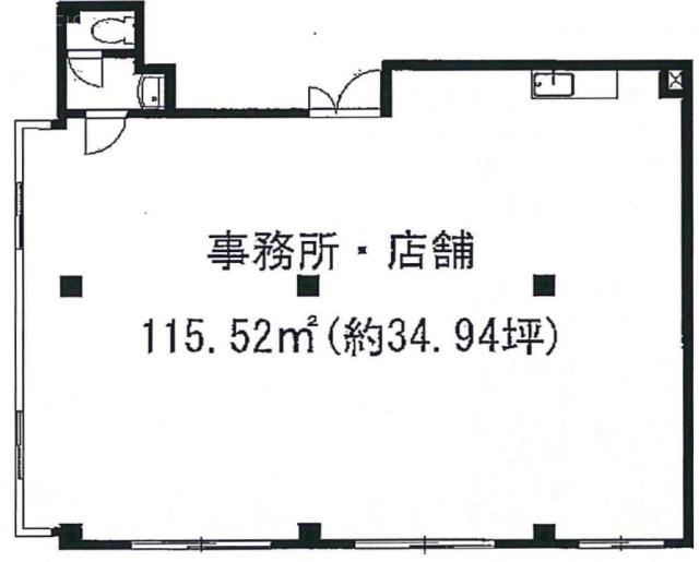 掛川ビル2F 間取り図