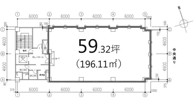 日土地日本橋ビル2F 間取り図
