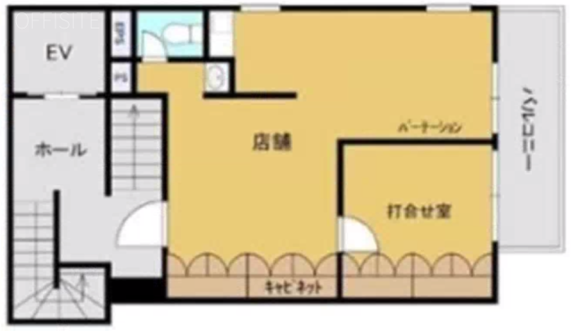 渋谷ビル4F 間取り図