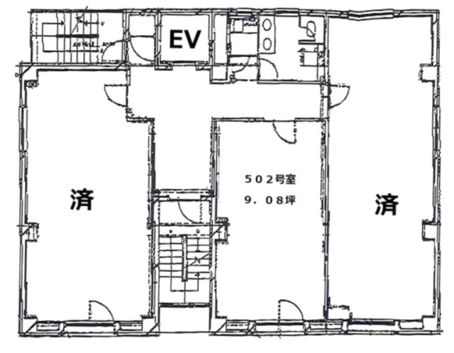 TLUST VALUE 北大塚502 間取り図