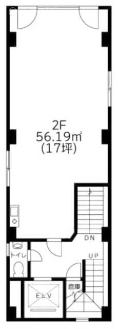 メリノビル2F 間取り図