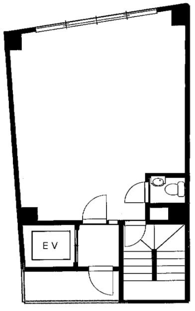 宮益坂村瀬ビル5F 間取り図
