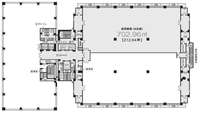 A-PLACE品川東本館B 間取り図