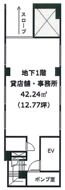 ミズホアルファビルB1F 間取り図