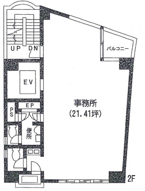 武居西新宿ビル2F 間取り図