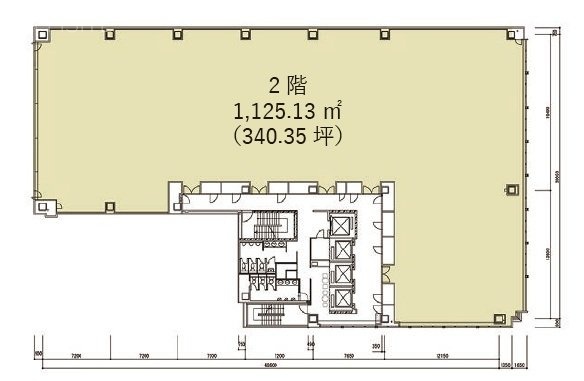 日本橋本町東急ビル2F 間取り図