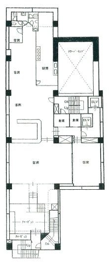 SKプラザビルB1F 間取り図