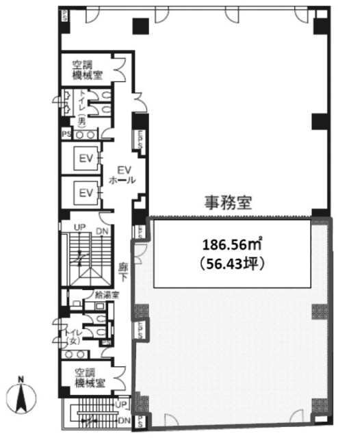 東陽町AXISビル5F 間取り図