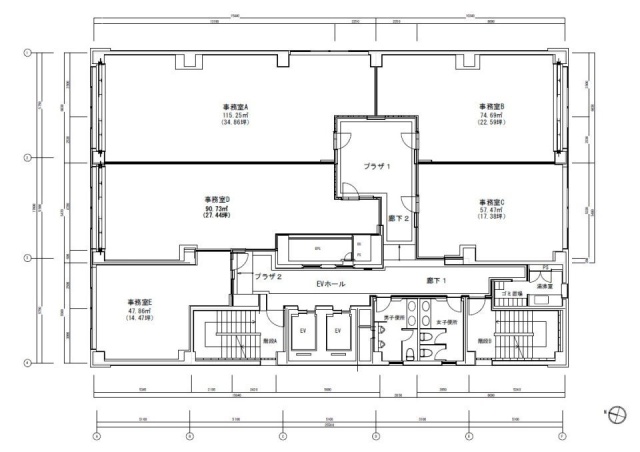 神田プラザC 間取り図