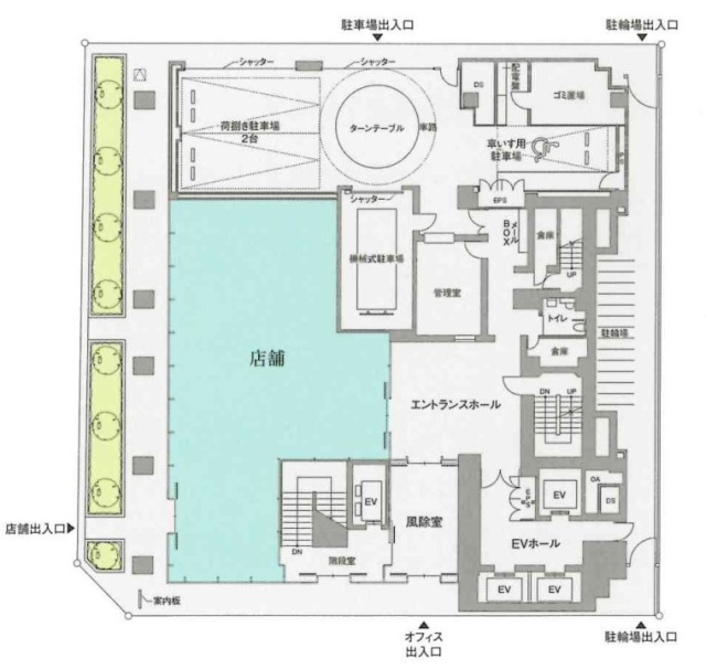 日本橋SANYO GROUPビル1F 間取り図