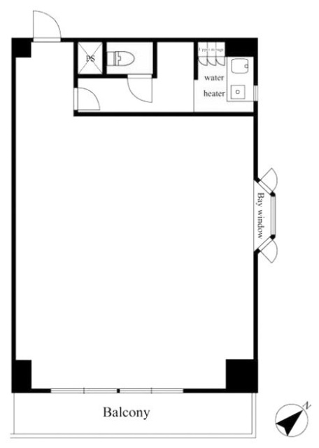 御田八幡(ミタハチマン)ビル702 間取り図