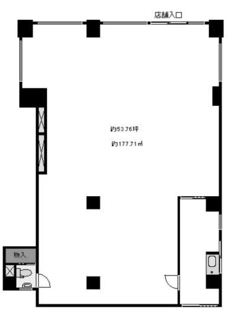 ルピナスJビル1F 間取り図