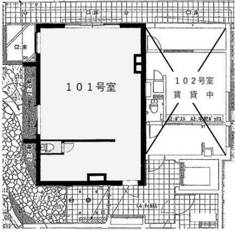 べレオ大森町101 間取り図