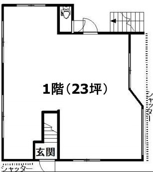 KKコーポ1F 間取り図