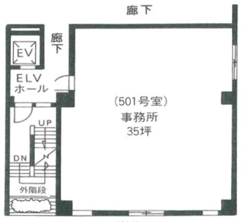 旭ビル501 間取り図