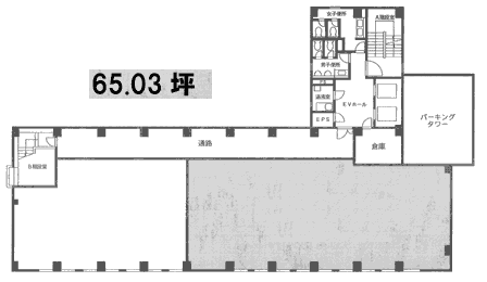 TK銀座8丁目ビル6F 間取り図
