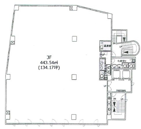 南品川ミヤデラビル3F 間取り図