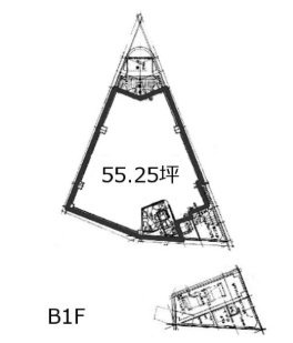 メットライフ元赤坂ウエストB1F 間取り図