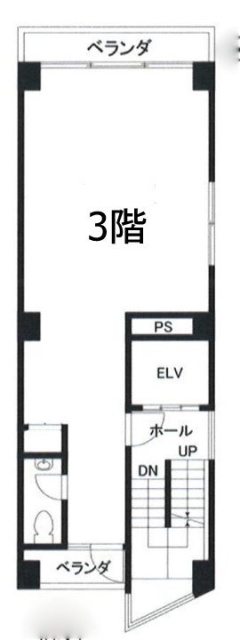 佐々木ビル3F 間取り図