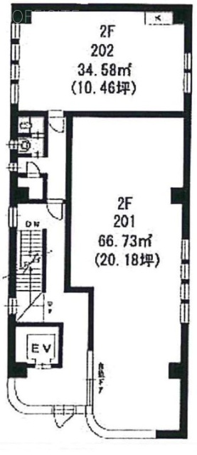 ラポートビル201 間取り図